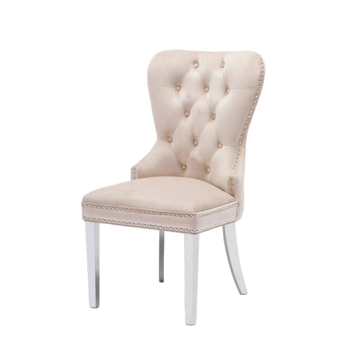 Alisha Dining Chair – Silver/Gold