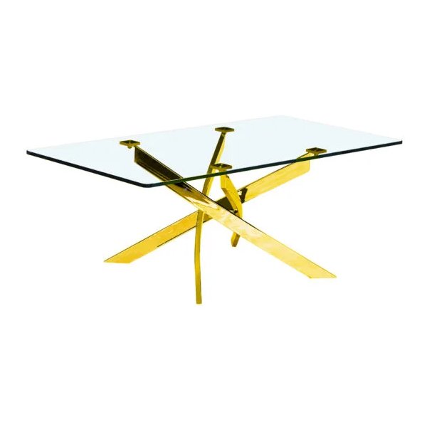 Genesis Gold Rectangular Coffee Table