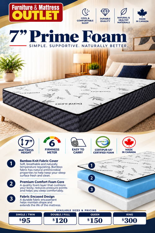 7″ Prime Foam Mattress